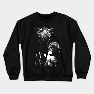 Dark pug throne Crewneck Sweatshirt